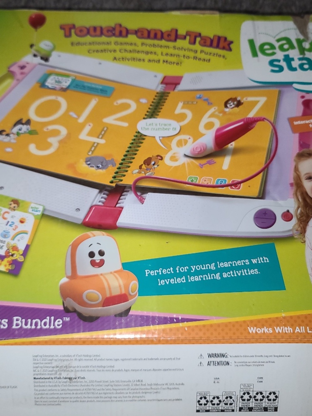 Leap pad Into Learning Activity Book - Blue & Lime